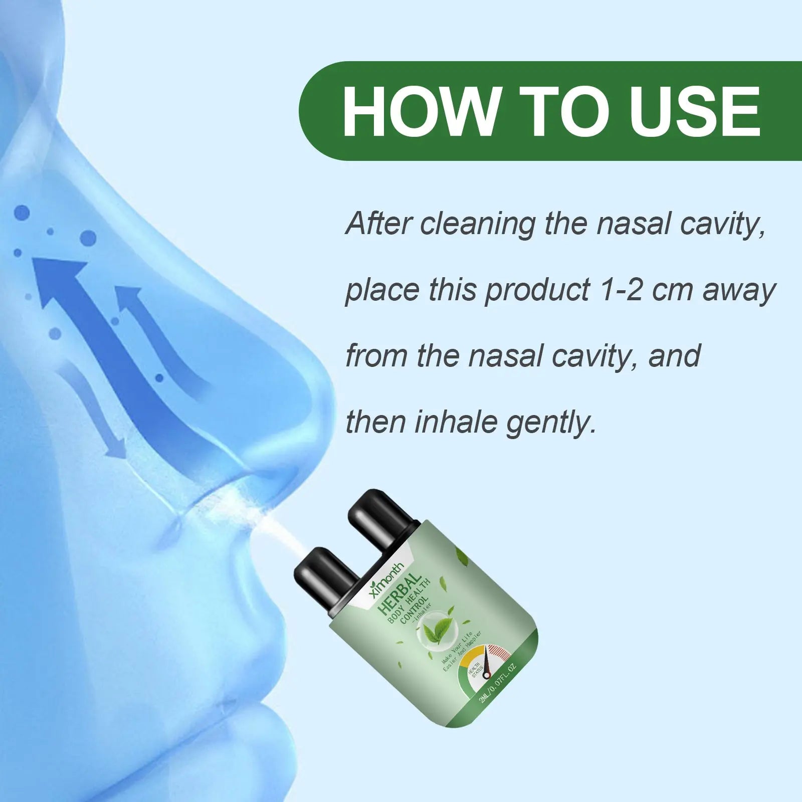 Herbal Snorting Stick Nose Cleanser Relieves Congestion And Clears Nose Personal Body Care Sugar Soothes Snorting eprolo