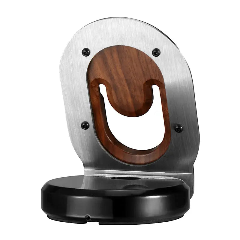 Wooden Desk Shelf Accessories Walnut Wireless Magnetic Charger Wireless Charging Stand For Magsafe eprolo
