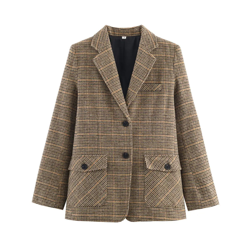 Commuter Thousand Bird plaid suit jacket eprolo