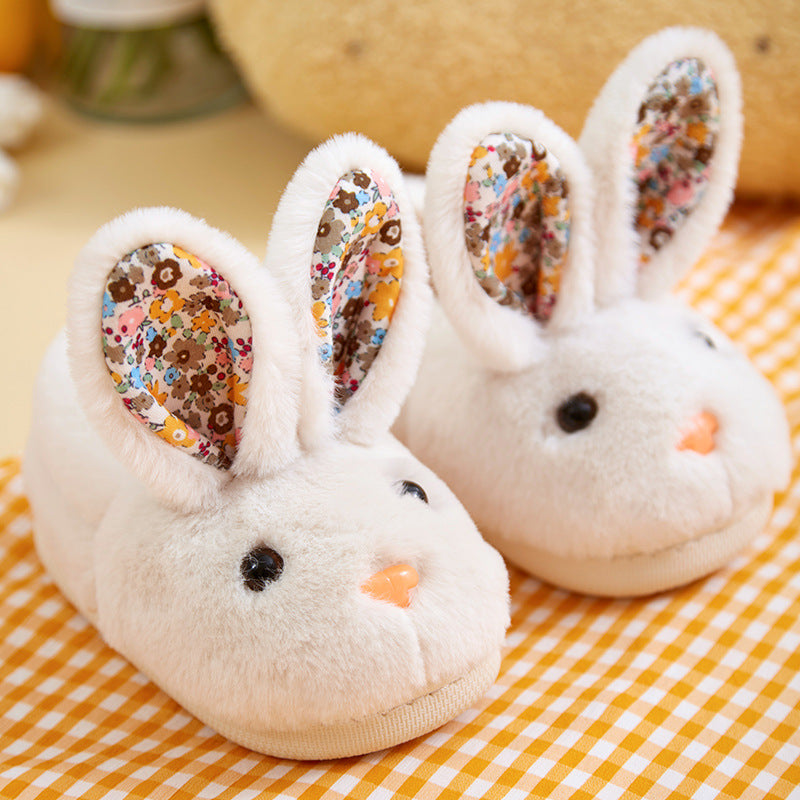 Children's Cotton Slippers Autumn Winter Girls Boys Baby Covered Heel Kids Warm Indoor Fuzzy Slippers eprolo
