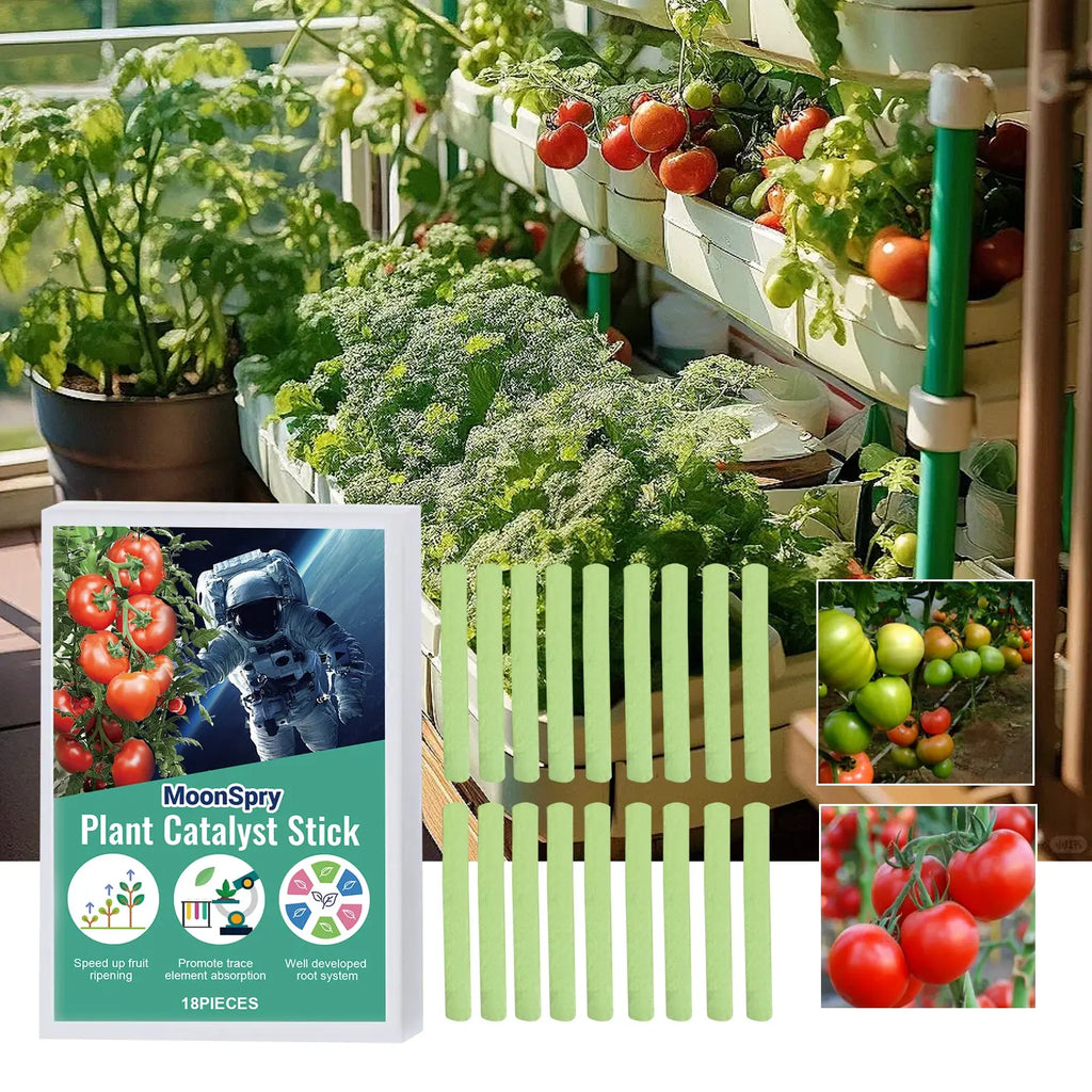 MoonSpry Plant Catalyst Stick, Plant Fruit And Vegetable Pot Flower Bud Flower Hair Root Growth Fertilizer Stick eprolo