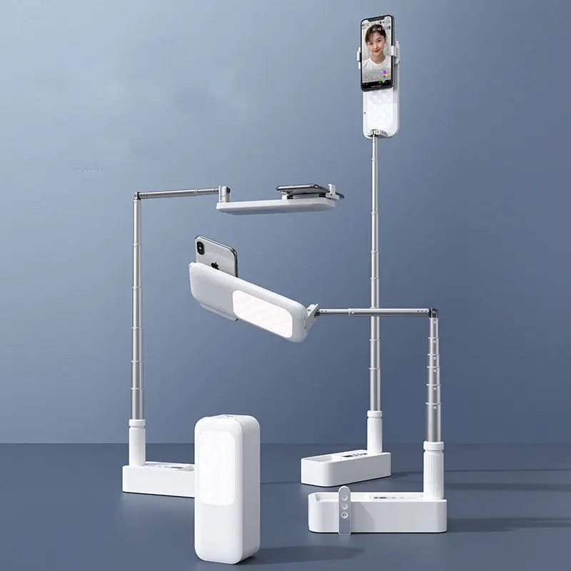 Simple new live broadcast bracket beauty fill light 1.3 meters floor multi-functional folding outdoor wireless bracket eprolo