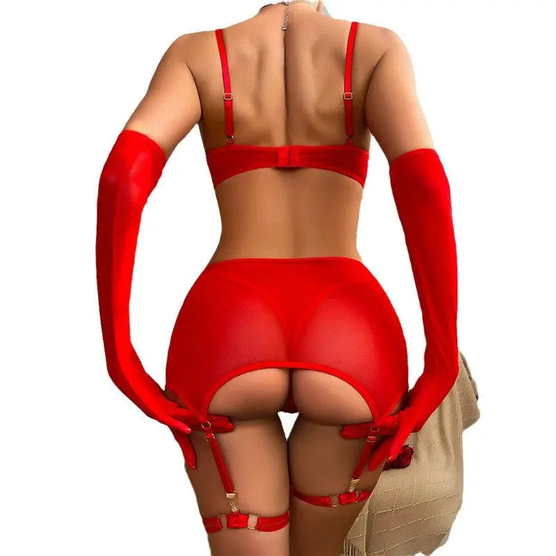 Sexy Underwear Sexy Women's Hollow Splicing Underwear Sex Set eprolo
