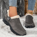 Outdoor snow boots with low cut lightweight and plush cotton tow eprolo