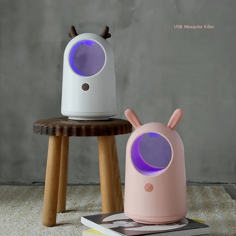 Cute Pet Shape Mosquito Killing Lamp Cute Rabbit Cute Deer Physical Mute Home Bedroom Mosquito Killing Lamp eprolo