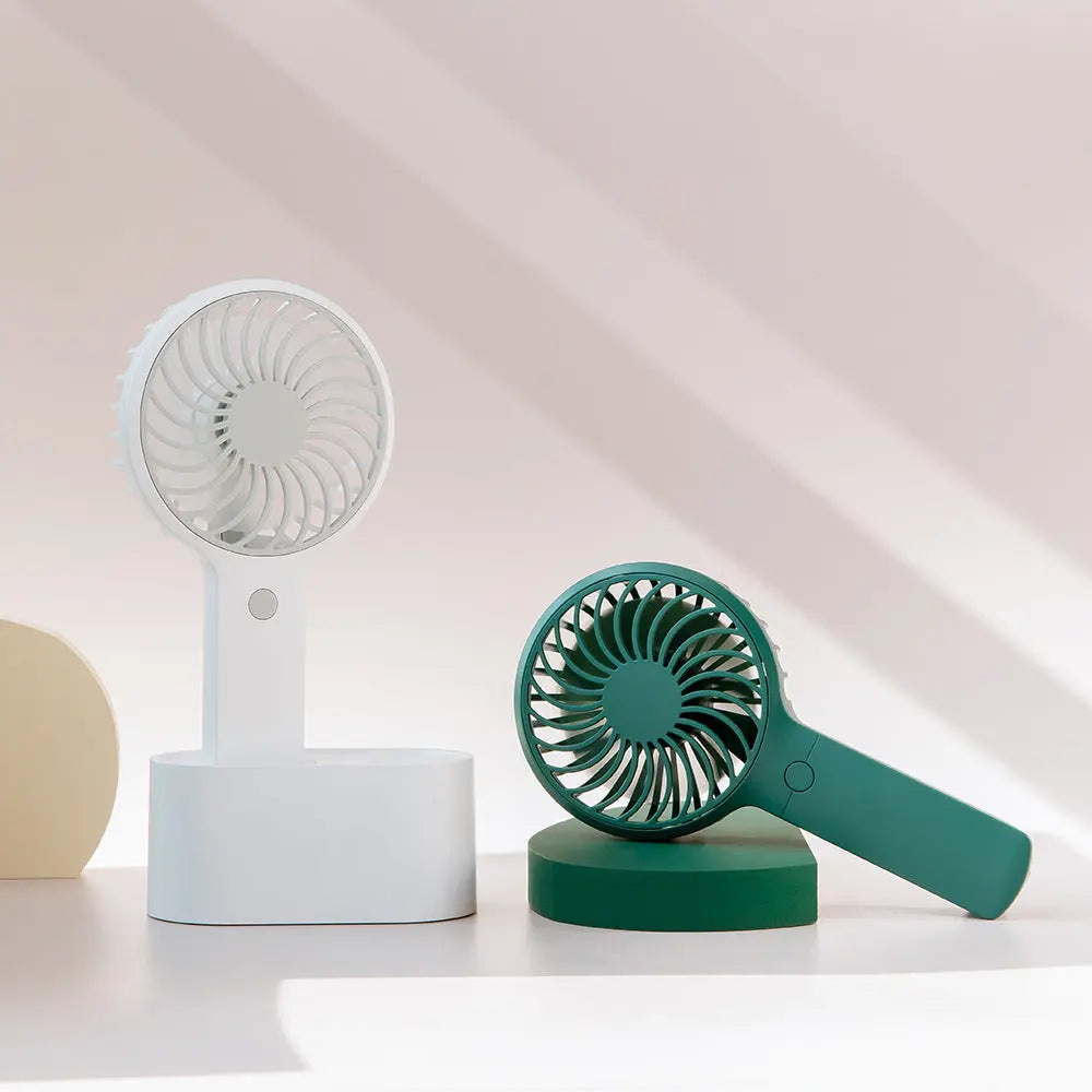 Shaking Head Fan USB Mini Desktop Small Fan Convenient Hand-Held Outdoor Student Fan eprolo