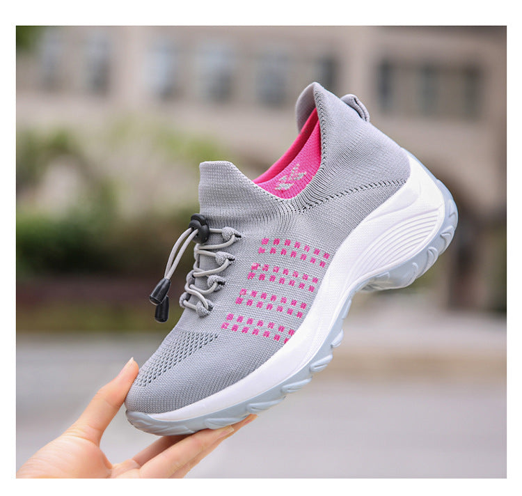 Trendy Mesh Knit SneakersSlip-On Shoes, Breathable Athletic Shoes eprolo