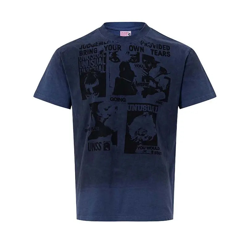 Spray painted dirty short sleeved t-shirt eprolo