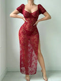 Sexy Perspective Lace Wrapped Hip Dress Passionate Sex Underwear for Women eprolo