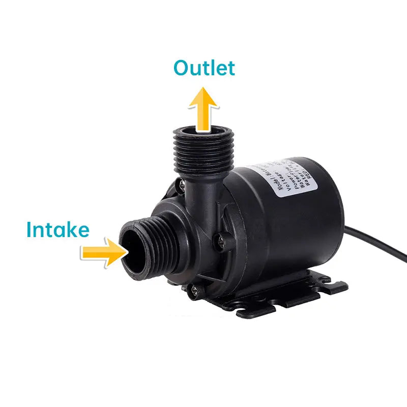 Mini Brushless DC 12V Submersible Water Pump | Tiny Motor-Driven Pump for Fish Tank, Aquarium Fountain & Pool Use eprolo