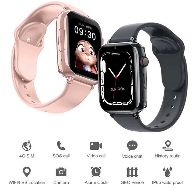 4G children's smart watch with 1.85-inch large screen, waterproof and location tracking eprolo
