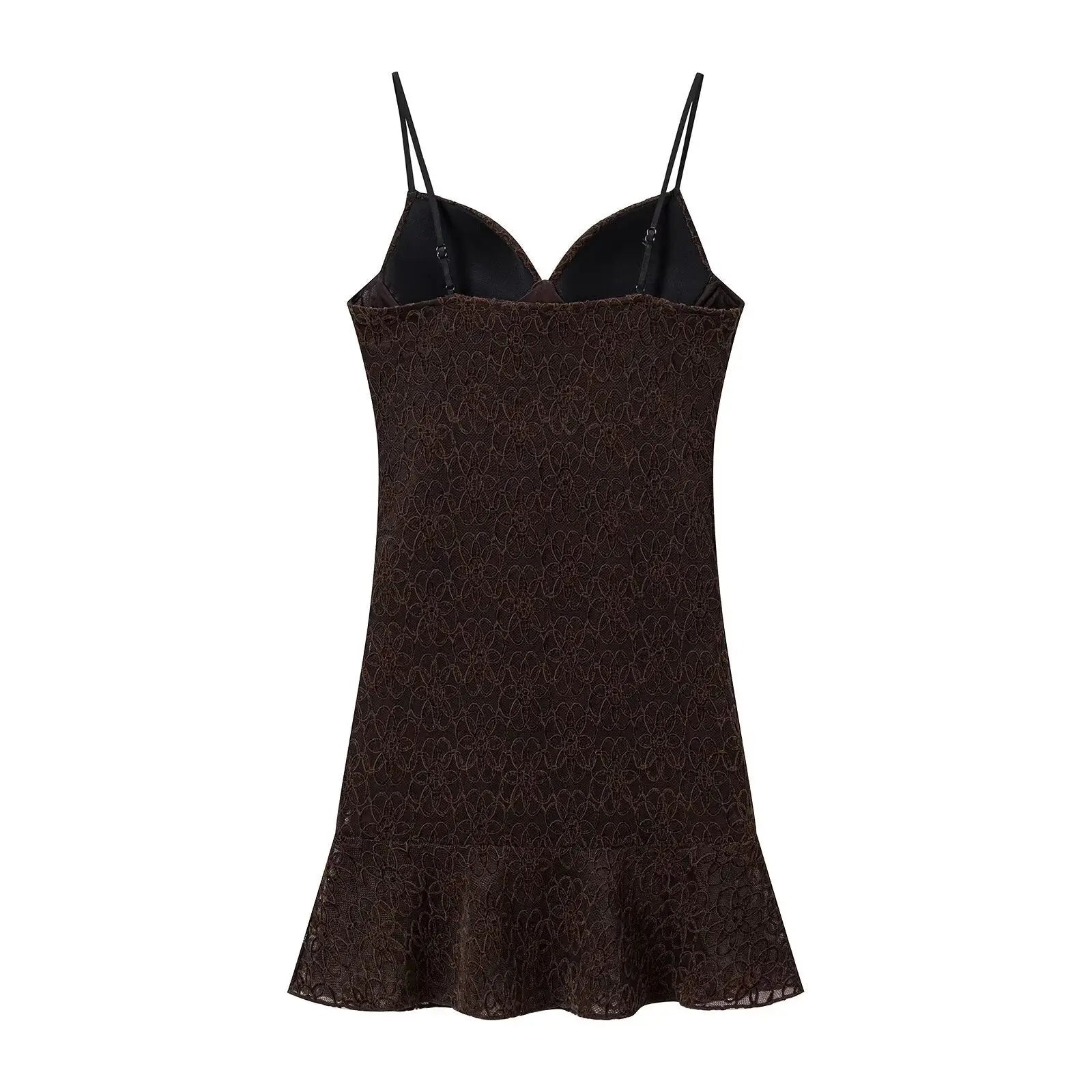Chic Lace Strapless Short Dress for Women eprolo
