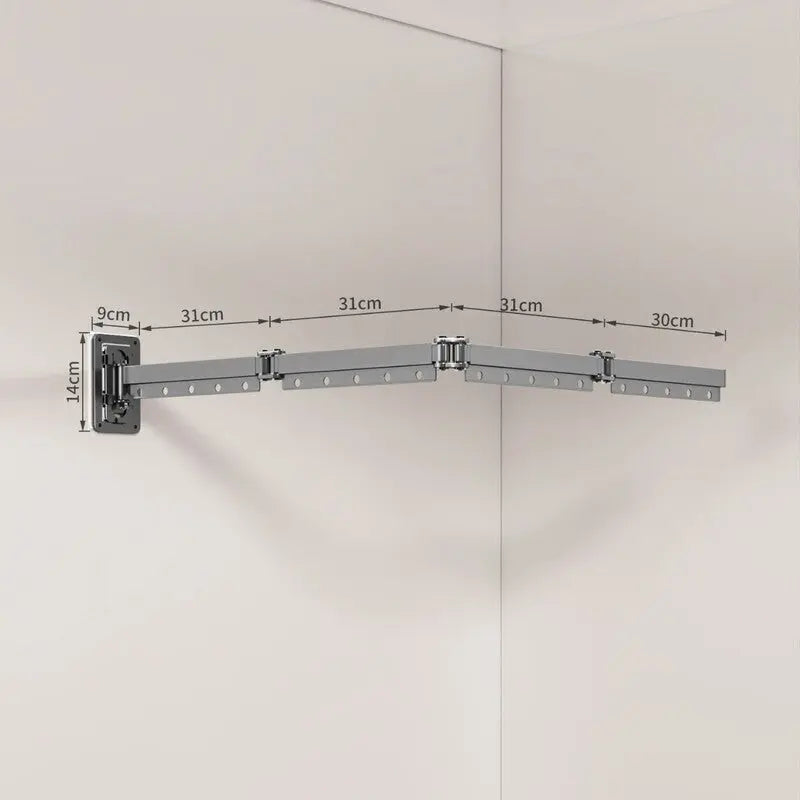 Foldable Shower Curtain Set, Invisible Waterproof Polyester Shower Divider, Retractable for Wet & Dry Zone Separation. eprolo