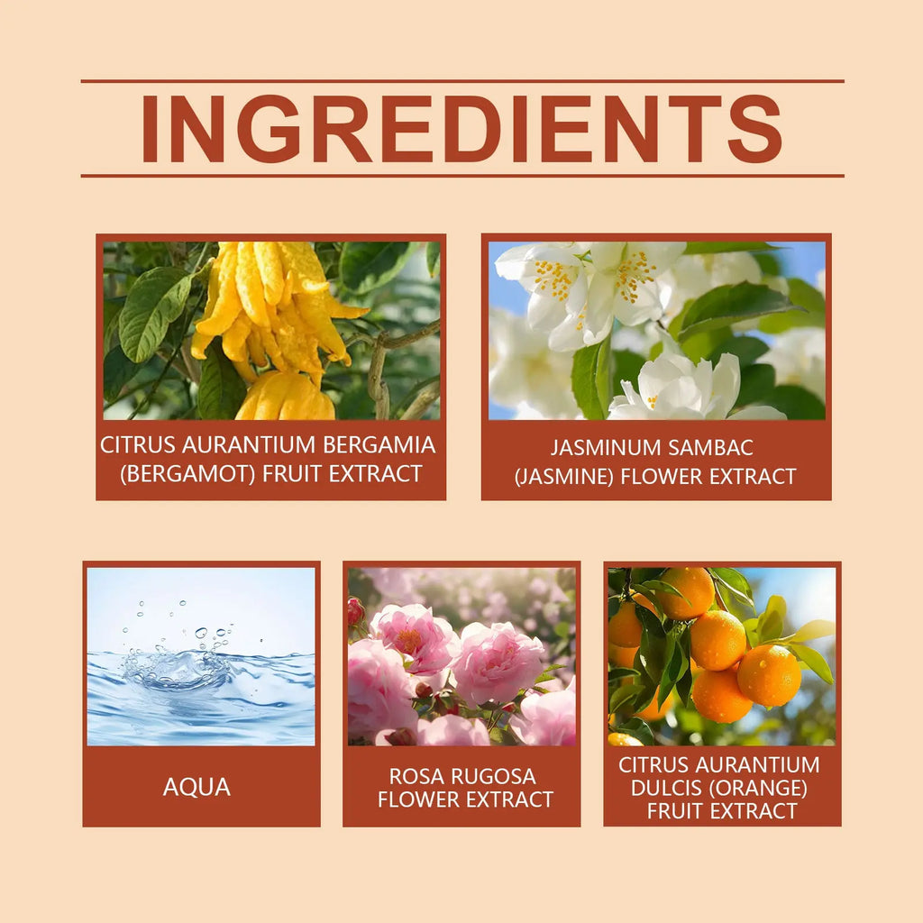 Autumn Perfume Citrus Flower Natural Fresh Light Fragrance Portable Lasting Fragrance Exudes Personal Charm Perfume eprolo