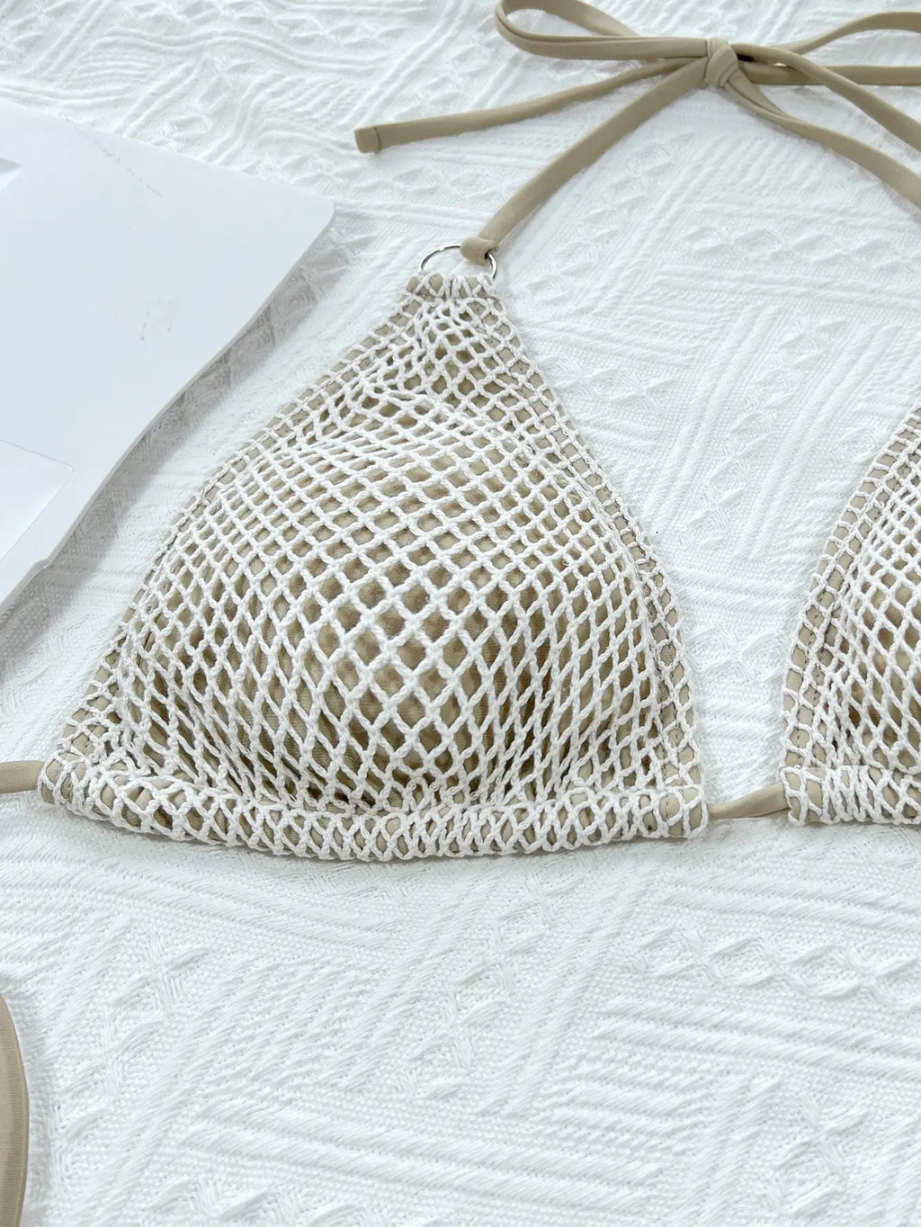 Swimsuit Bikini Solid Color Bikini Ladies Split Swimsuit Triangle Bikini eprolo