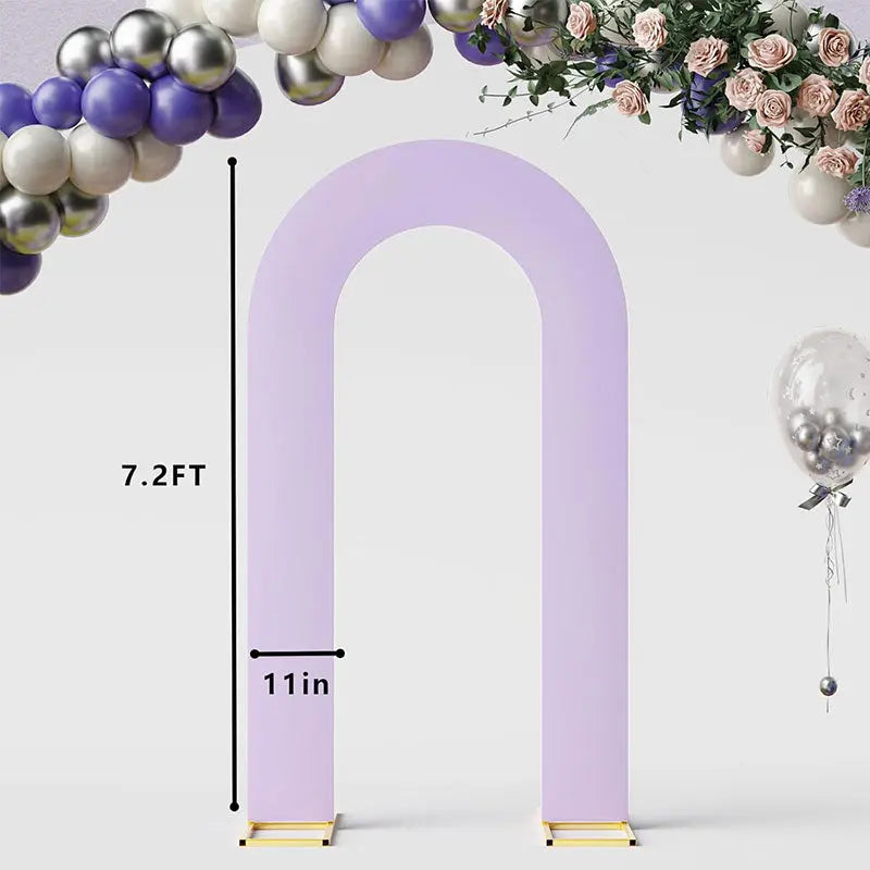 High Elasticity U-Shape Arch Backdrop Cover, Stretchable Open Frame Set for Birthday Baby Shower Wedding Decor eprolo