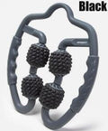 U Shape Trigger Point Massage Roller for Arm Leg Neck Muscle Tissue for Fitness Gym Yoga Pilates Sports 4 Wheel eprolo