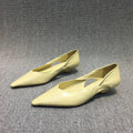 Pointed hollow low heel shoes eprolo