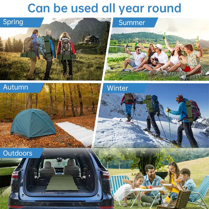 330g Lightweight Foam Camping Mattress | Portable Foldable Sleeping Pad, Moisture-Resistant & Insulated for Hiking, Backpacking eprolo