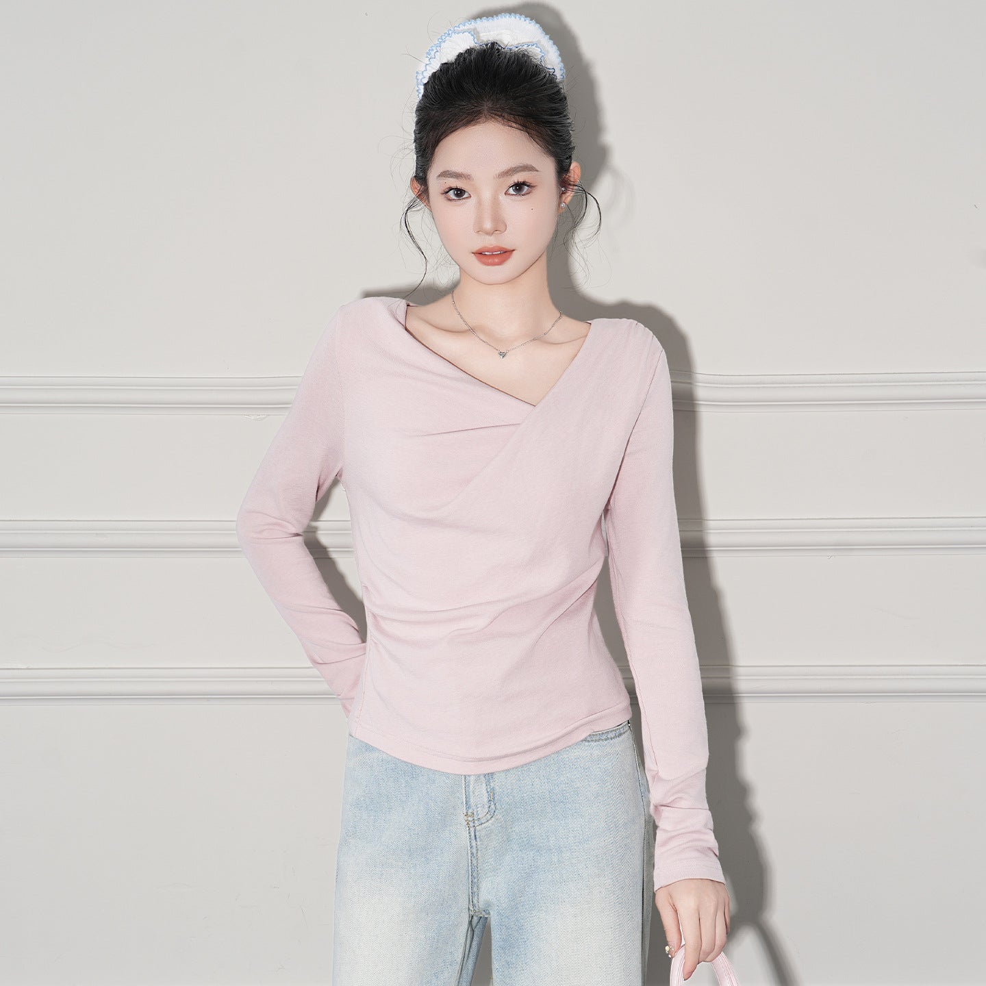 Asymmetric Off-Shoulder T-Shirt for Women, Slim Fit, Unique Design eprolo