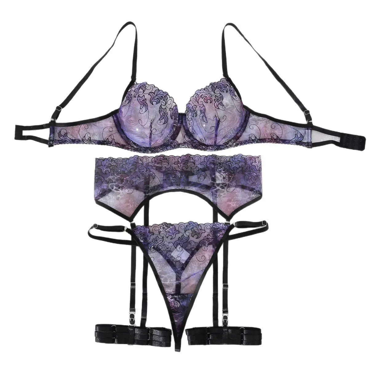 Fashion Temptation Sexy Underwear Underwear Four Piece Set eprolo