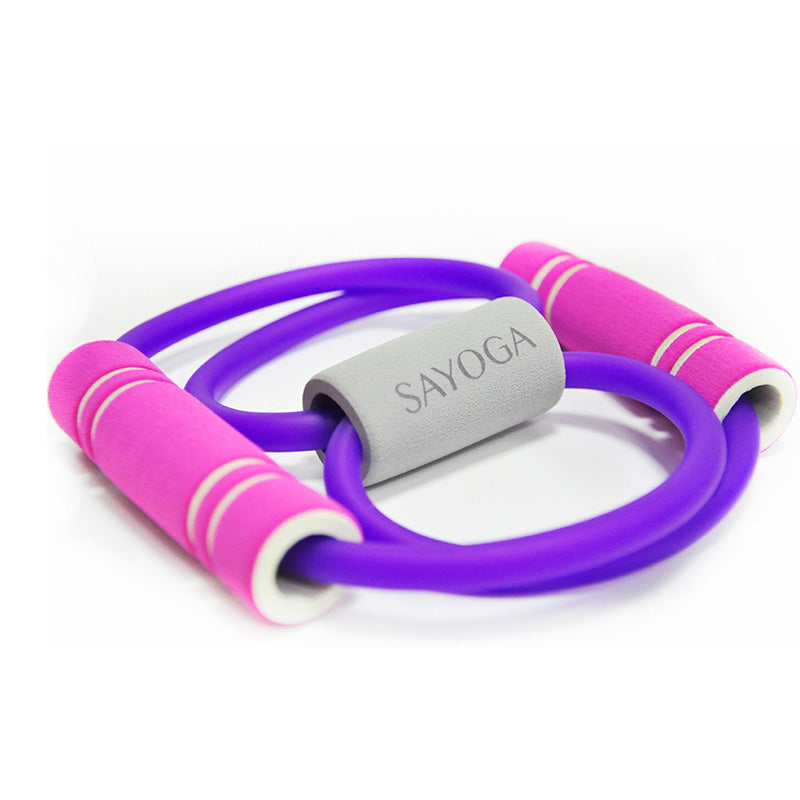 Yoga Gum Fitness Resistance 8 Word Chest Expander Rope Workout Muscle Fitness Rubber Elastic Bands for Sports Exercise eprolo