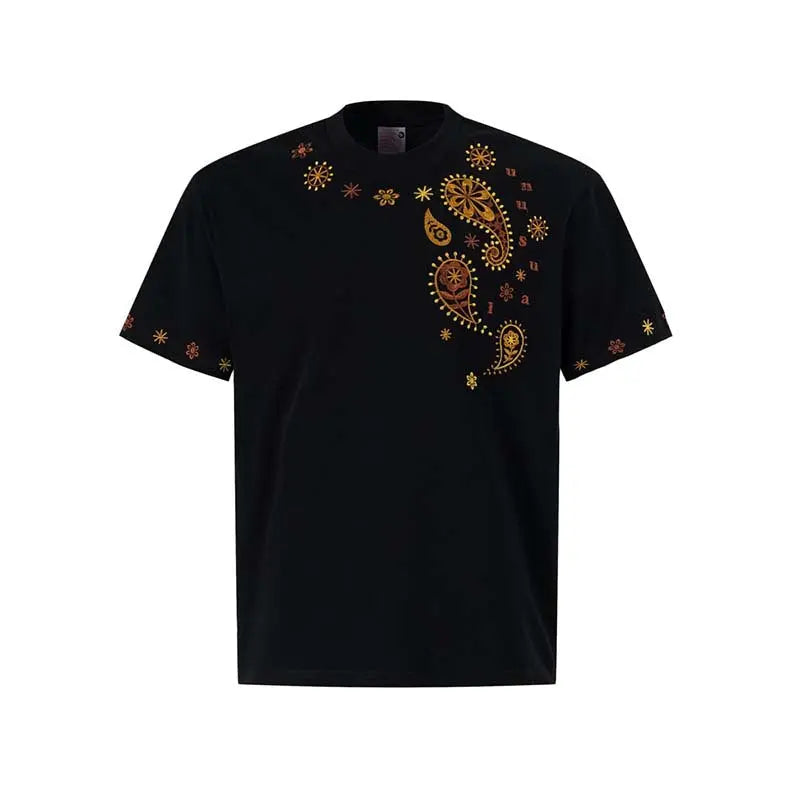 Pattern printed short sleeved t-shirt eprolo