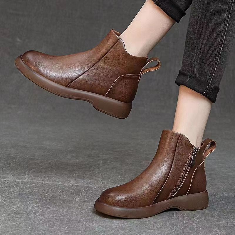 Women's thick-soled height-increasing plush warm Martin boots eprolo
