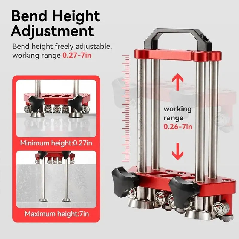 2-Station Metal Sheet Bender, Roofing Metal Tool, Bending & Hemming Machine, Sheet Metal Brake eprolo
