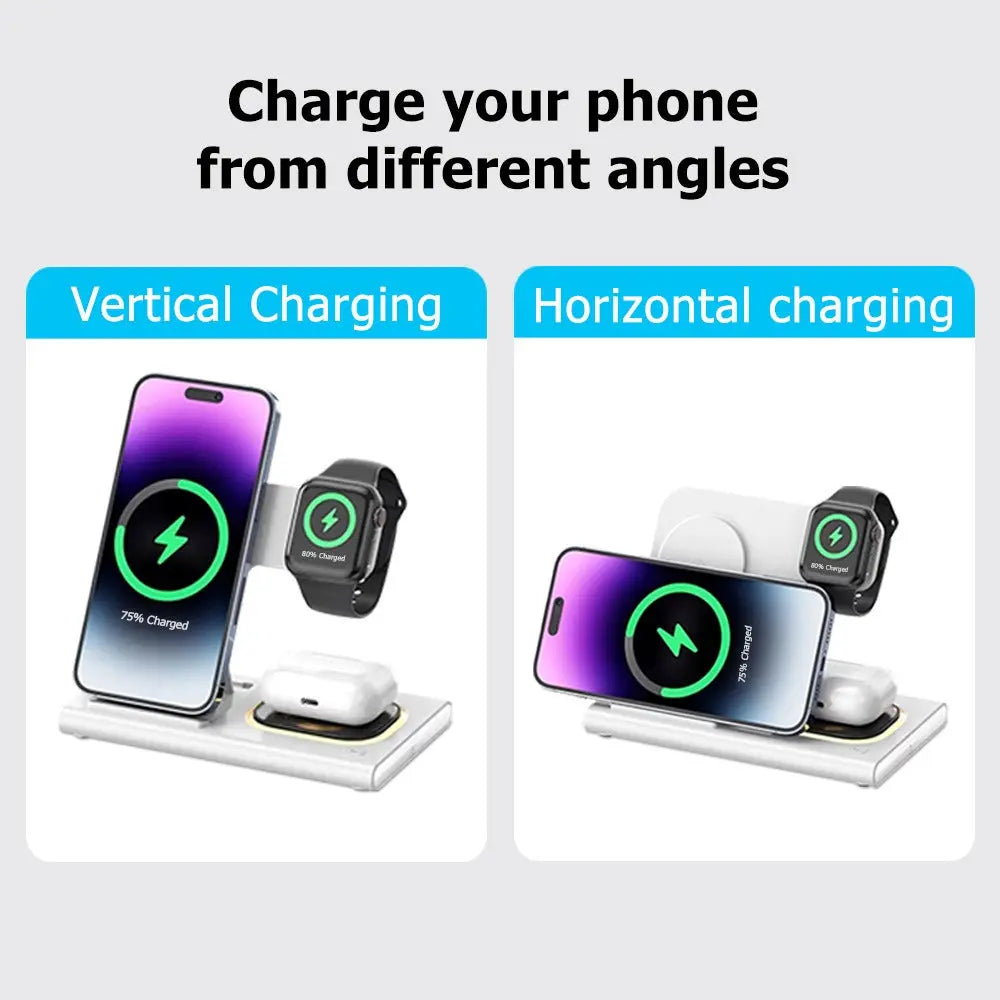 3 in 1 wireless charger supports fast charging and multifunctional wireless charging eprolo