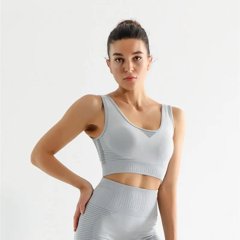 Women Push Up Bra New Workout Fitness Underwear Seamless Beauty Back Bra Sportwear Women eprolo