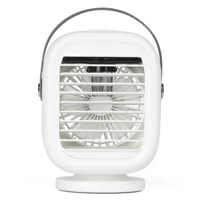 New Water-Cooled Air-Conditioning Fan Household Creative Desktop Small Refrigerator Mini Humidification Spray Fan Lamp eprolo