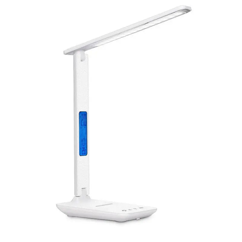Folding alarm clock, time display, learning, reading, business, office, adjustable light, eye protection desk lamp eprolo