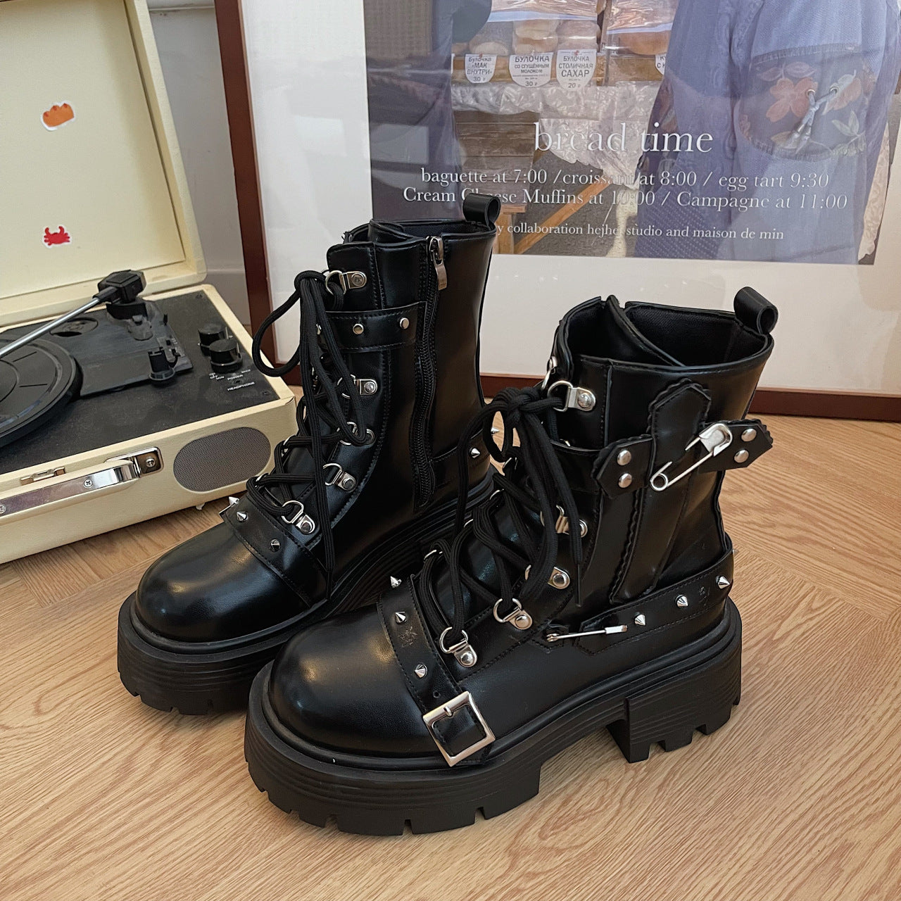 Special Needle Punk Motorcycle Boots eprolo
