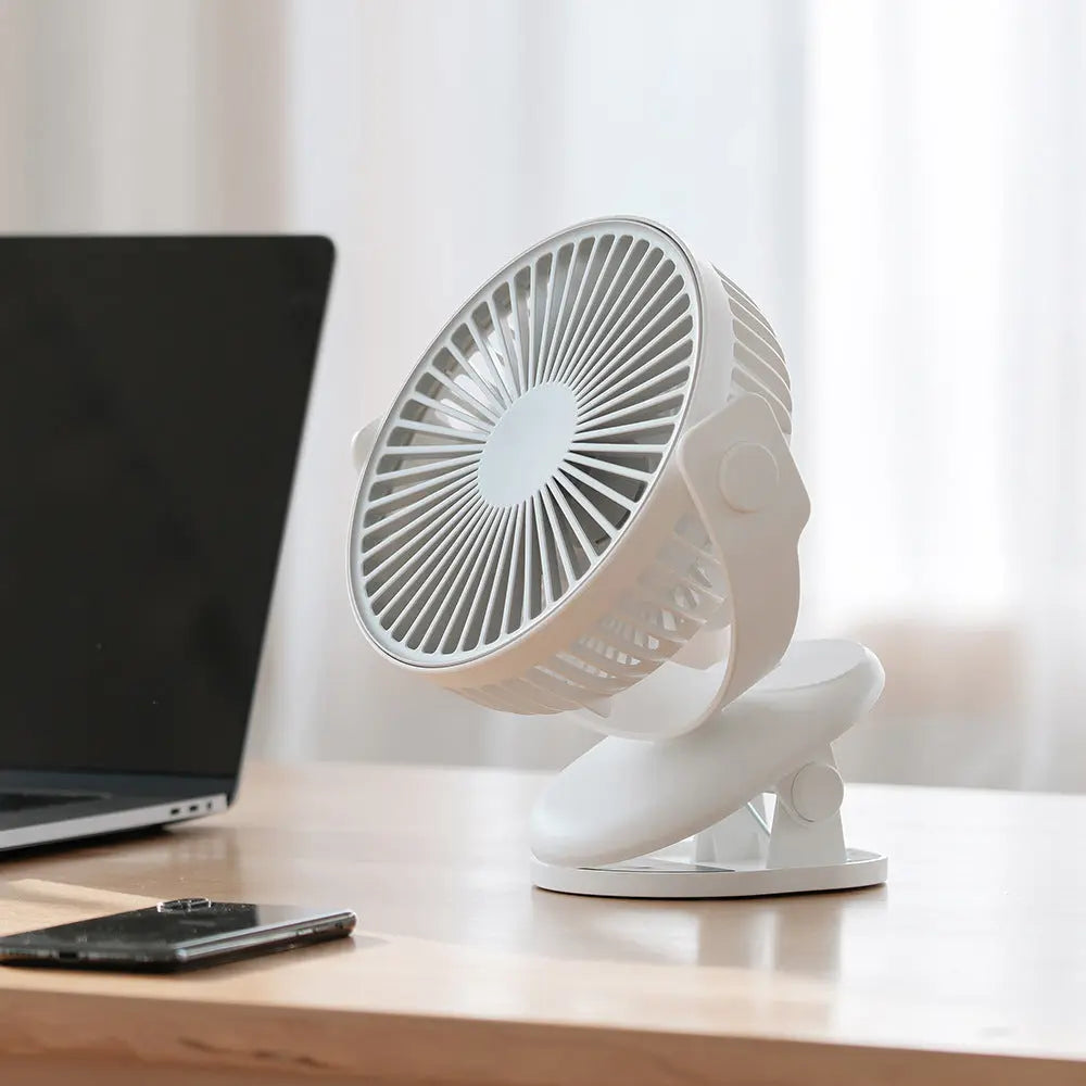 New Summer Clip Fan Student Dormitory Mini USB Desktop Clip Fan Home Desktop Fan eprolo
