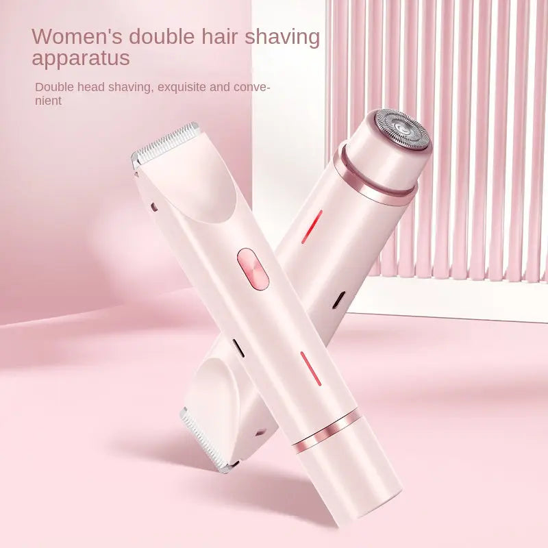 Double headed shaver new electric hair removal device women's private pubic hair removal device eprolo