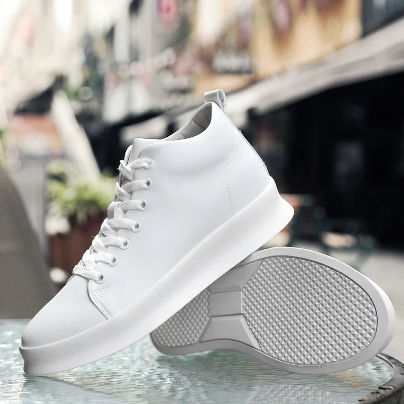 Summer Fashion Invisible Height-Increasing Shoes 8CM Korean Style British Invisible Height-Increasing Men's Shoes Casual Sports Sneakers eprolo