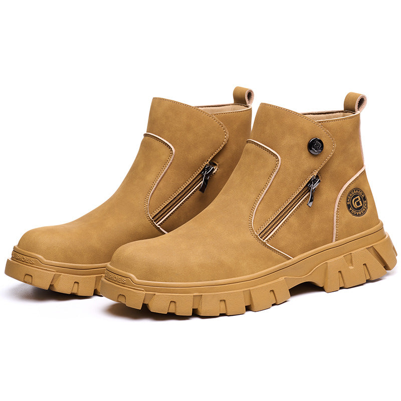 Welders' labor protection anti smashing and anti piercing work anti spark protection and safety shoes eprolo