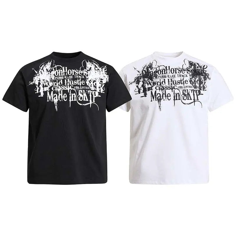 Letter printed short sleeved t-shirt eprolo