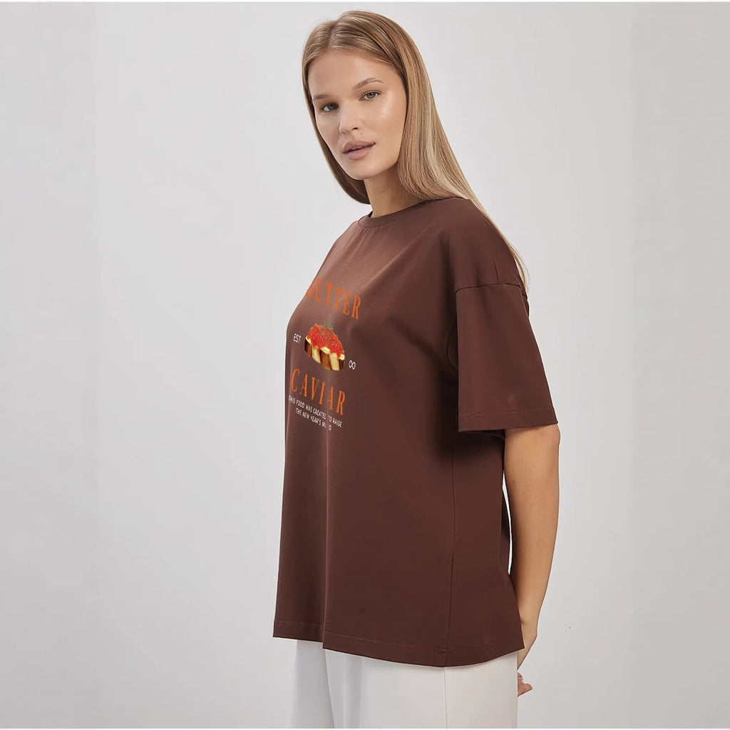 Round neck short sleeved top eprolo
