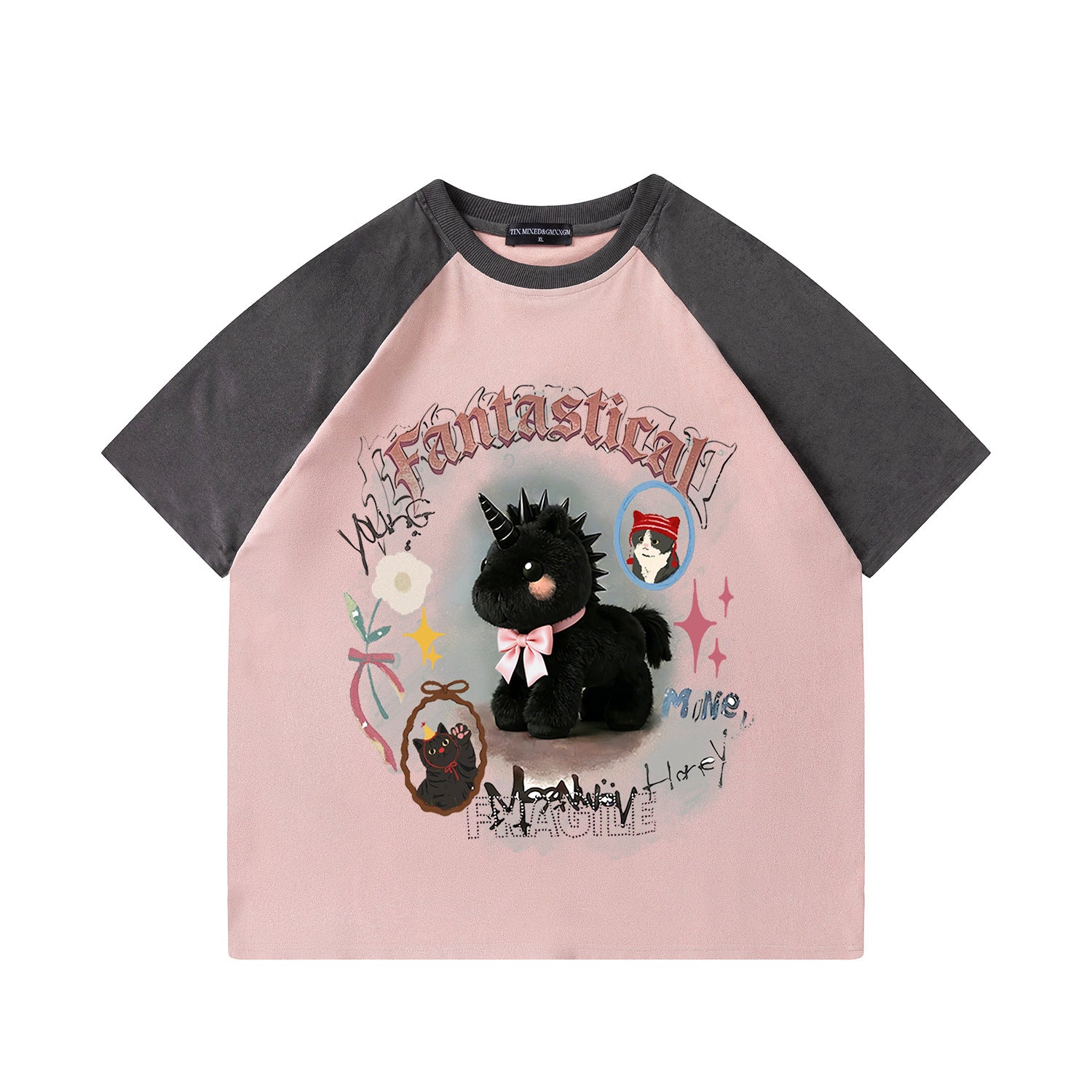 Unicorn printed short sleeved shirt eprolo