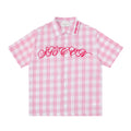 Embroidered short sleeves with letters eprolo