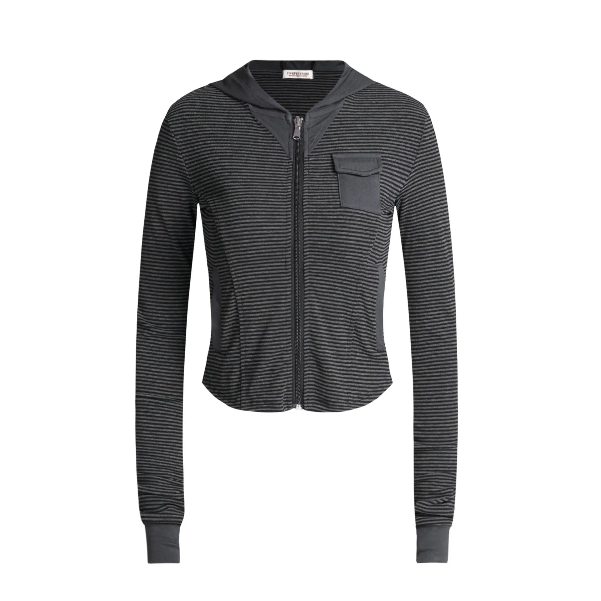 Thin hoodie spicy girl style short top eprolo