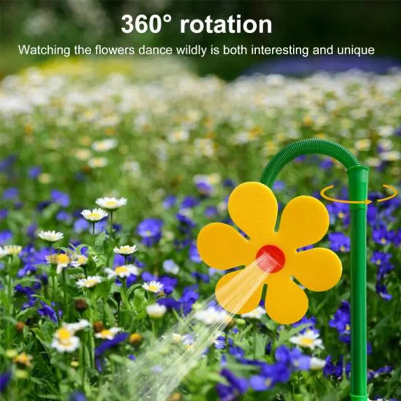 Dancing Flower Water Sprinkler - 360° Rotating Adjustable Lawn & Garden Irrigation Tool for Fun Watering eprolo