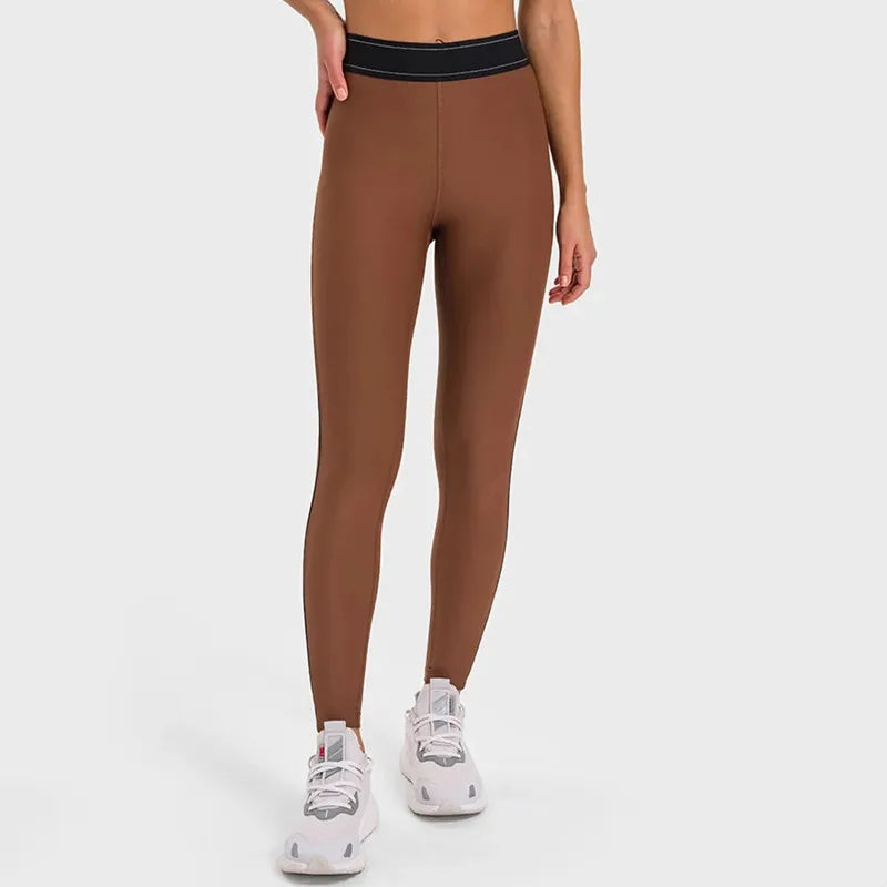 High waisted Hip lifting Sports Pants Women Elastic Fitness Leggings Gym Compression Leggings Quick drying eprolo