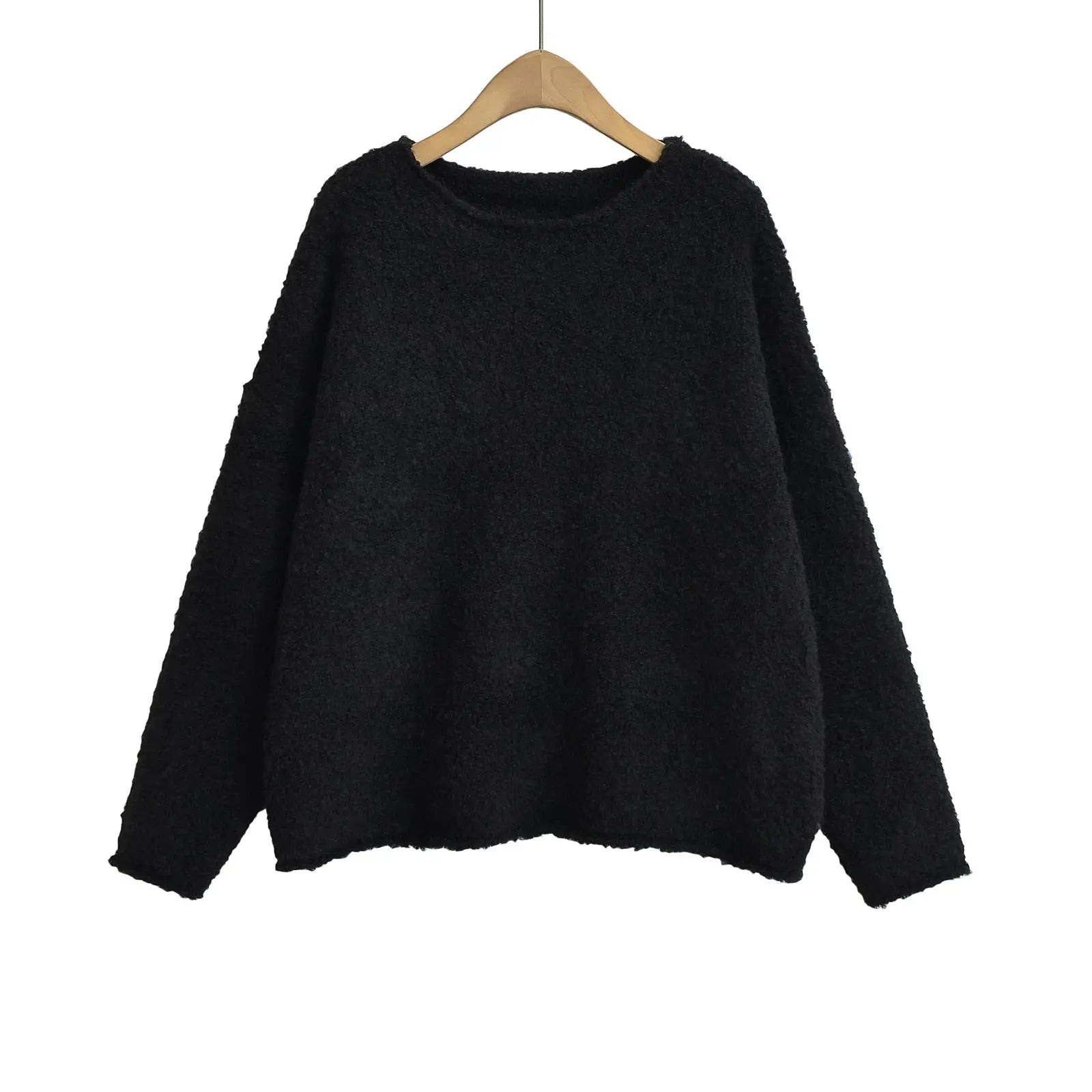 Round neck pullover loose long sleeved sweater eprolo