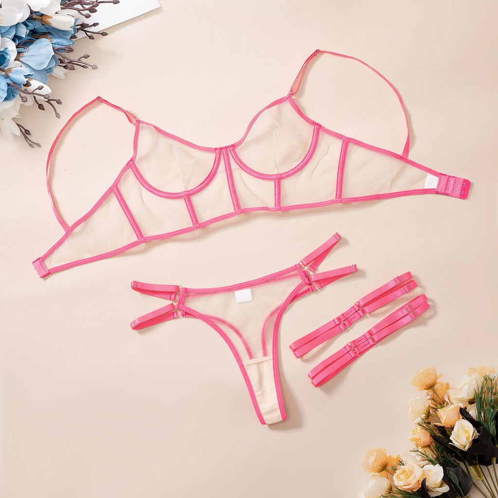 Lace Mesh Sheer Bra for Women with Seductive Design eprolo