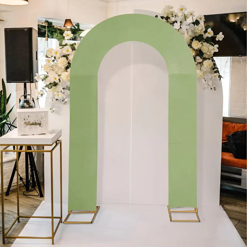 High Elasticity U-Shape Arch Backdrop Cover, Stretchable Open Frame Set for Birthday Baby Shower Wedding Decor eprolo