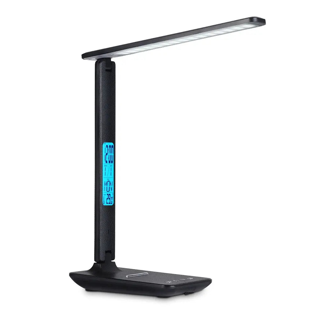 Folding alarm clock, time display, learning, reading, business, office, adjustable light, eye protection desk lamp eprolo