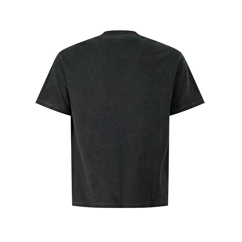 Urban architecture printing washing and making old short sleeves eprolo